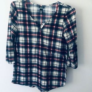 Plaid long sleeve